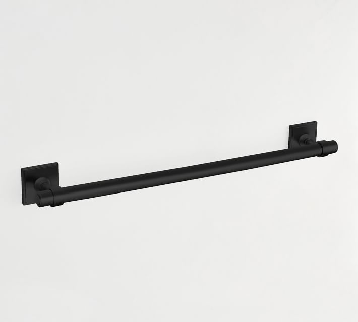 On sale Pottery Barn Pearson Matte Black Towel Bar 24”