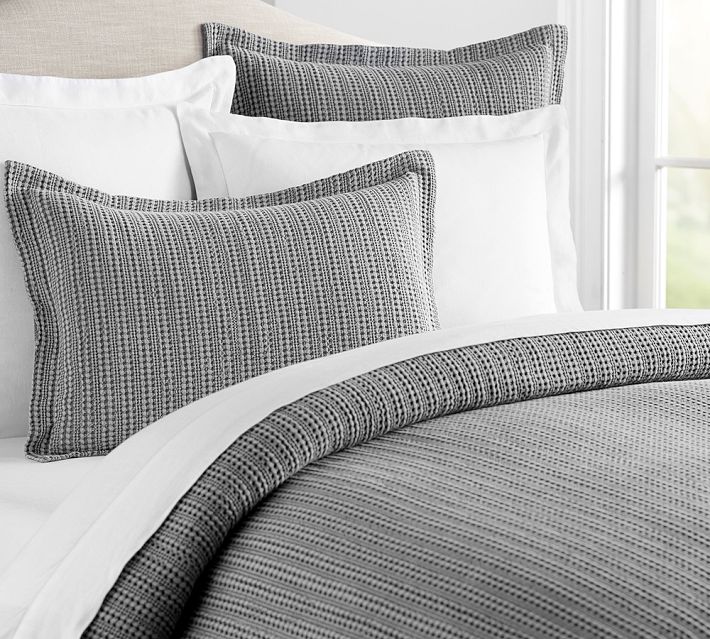 Pottery Barn orders Honeycomb Cotton Duvet Cover and Shams