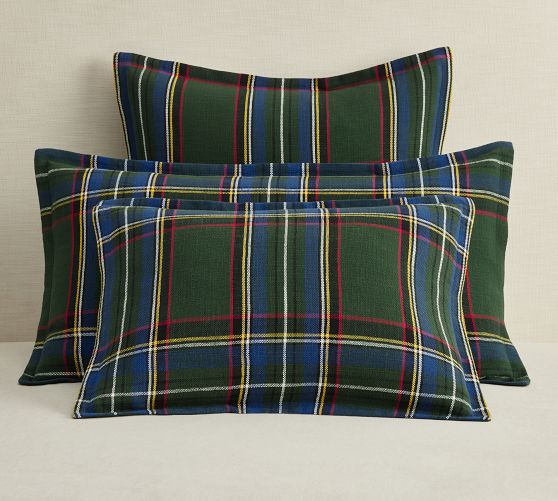 Stewart Plaid Cotton Duvet Cover