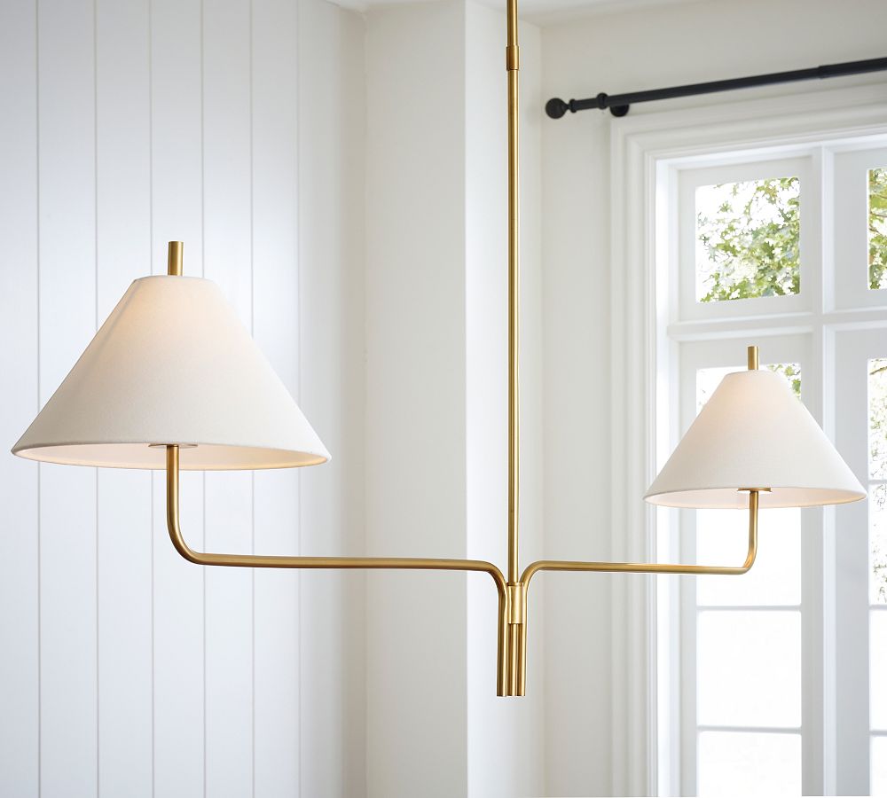 Monroe Metal Linear Chandelier | Pottery Barn