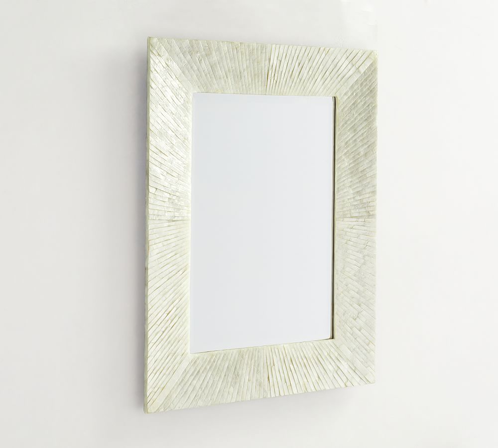 Miranda Capiz Rectangular Mirror