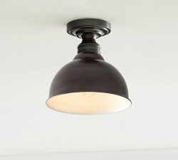 Metal Bell Flush Mount (13&quot;)