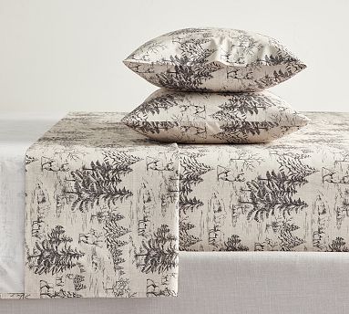 Pottery Barn rustic Forest cheapest queen size duvet no sham