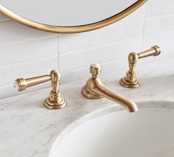 Sussex Lever Handle Widespread Bathroom Sink Faucet