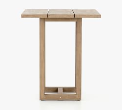 Punta Mita Teak Square Outdoor Bar Height Table (36&quot;)