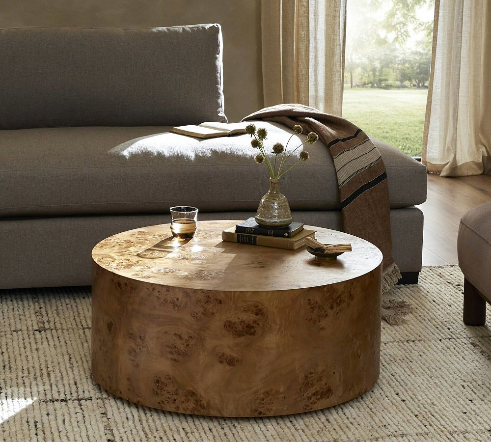 Crescent Round Coffee Table (31.5) | Pottery Barn