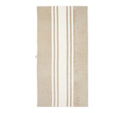 Modern Farmhouse Striped Towel -Monogramed