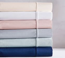 400-Thread-Count Organic Percale Pillowcases - Set of 2