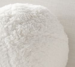 Cozy Sherpa Ball Pillow