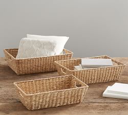 Savannah Handwoven Seagrass Underbed Baskets