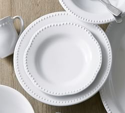 Emma Beaded Stoneware Dinner Plates