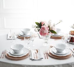 Monique Lhuillier Juliana Scalloped 16-Piece Dinnerware Set