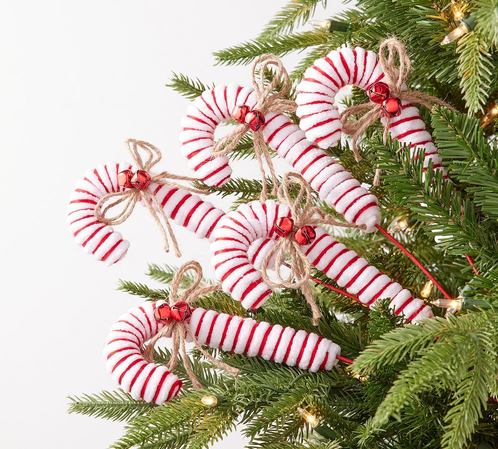 Candy Cane Tree Pick Pottery Barn