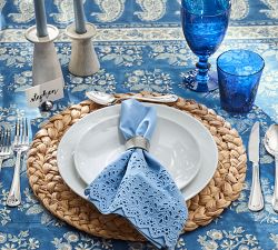 Eyelet Organic Cotton Napkins - Set of 4