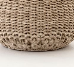 Annette Rattan Outdoor Accent Stool