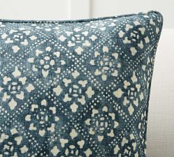 Leada Print Pillow Cover - Blue Multi