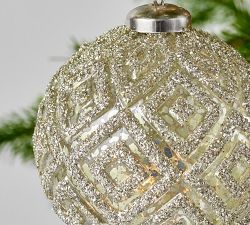 Glittered Globe Ornament