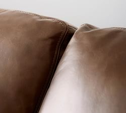 Shasta Square Arm Leather 3-Piece Sectional (99&quot;&ndash;103&quot;)