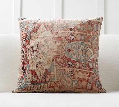 Basilia Velvet Pillow Pottery Barn