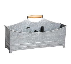 Galvanized Desk Caddy