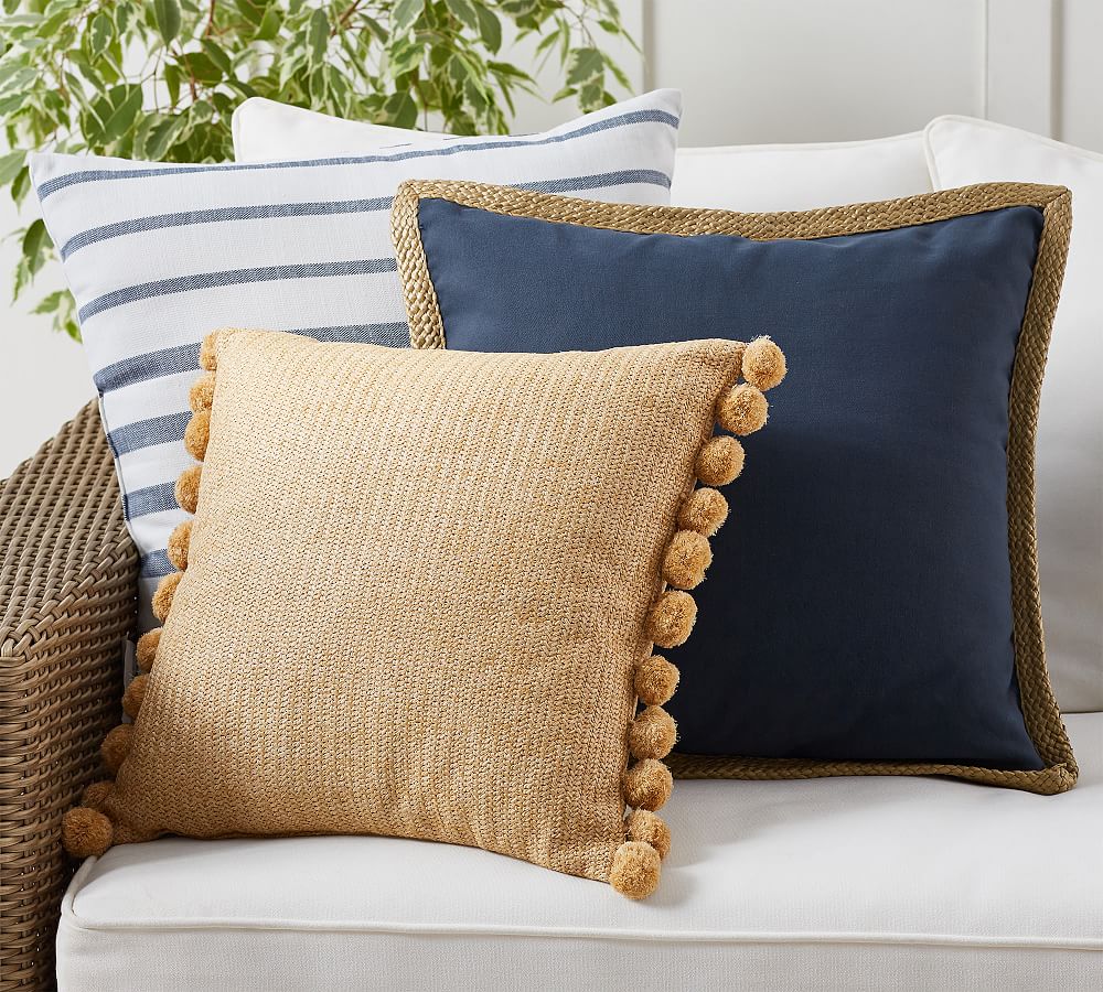 Cozy Contrast Ink Outdoor Pillow Set