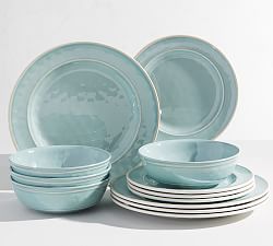 Cabana Outdoor Melamine 12-Piece Dinnerware Set