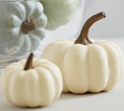 Handcrafted Faux Mini Pumpkins