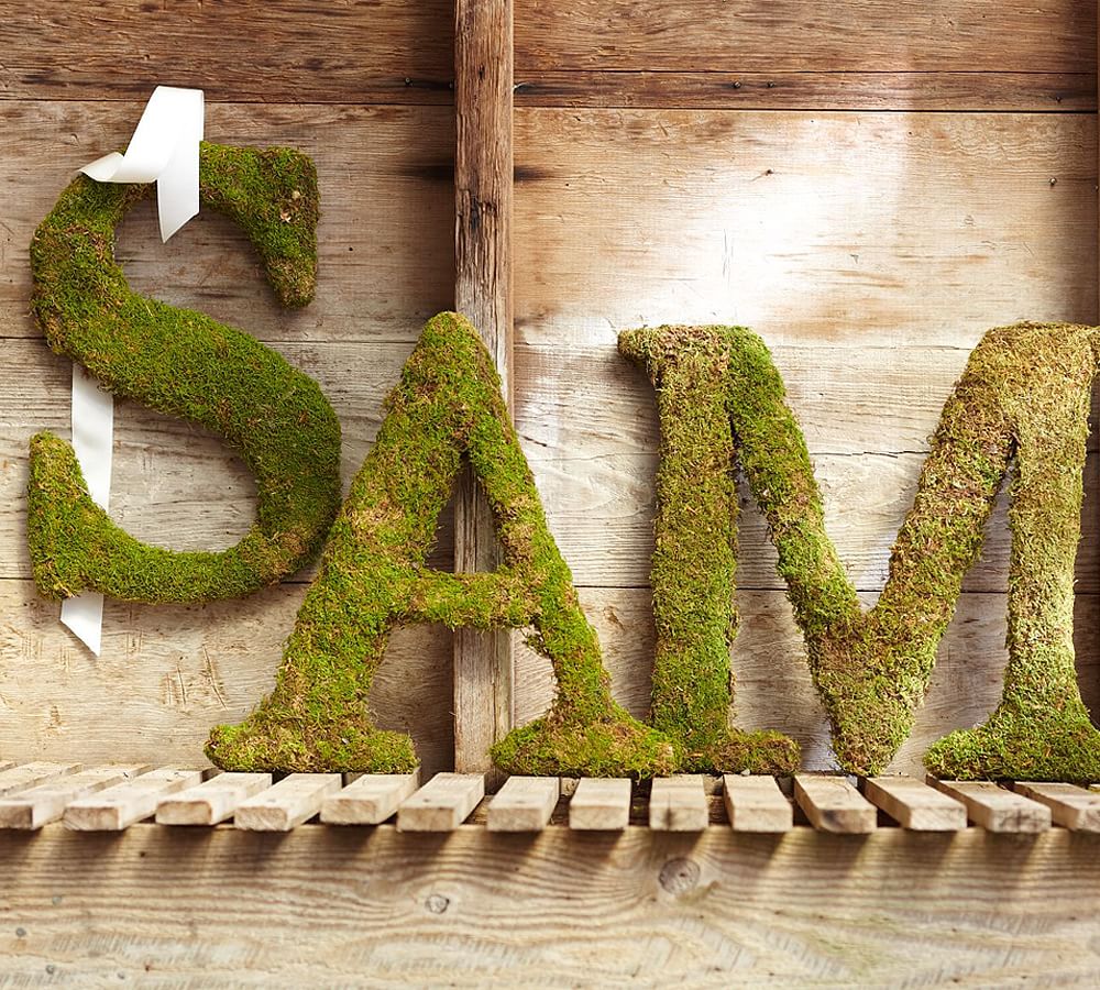 Fresh Moss Letters