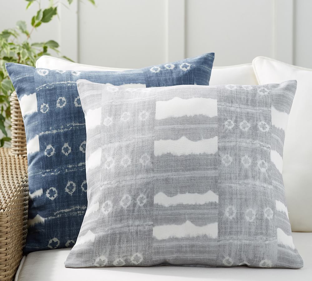 Zuma Striped Outdoor Pillow | Pottery Barn