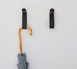 Hopper Single Hook with Leather Loop