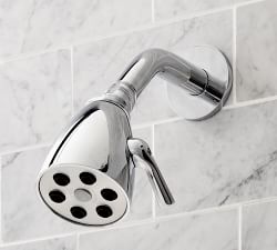 Victoria Cross Handle Pressure Balanced Bathtub &amp; Shower Set