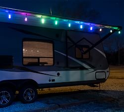 Portable Solar-Powered Color-Changing Outdoor LED String Lights