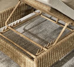 Hampton All-Weather Wicker Single Chaise