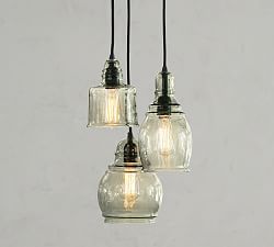 Paxton Outdoor Glass 3 Multi-Light Pendant (13&quot;)