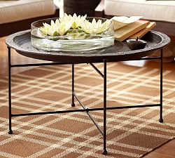 Moroccan Iron Tray Table