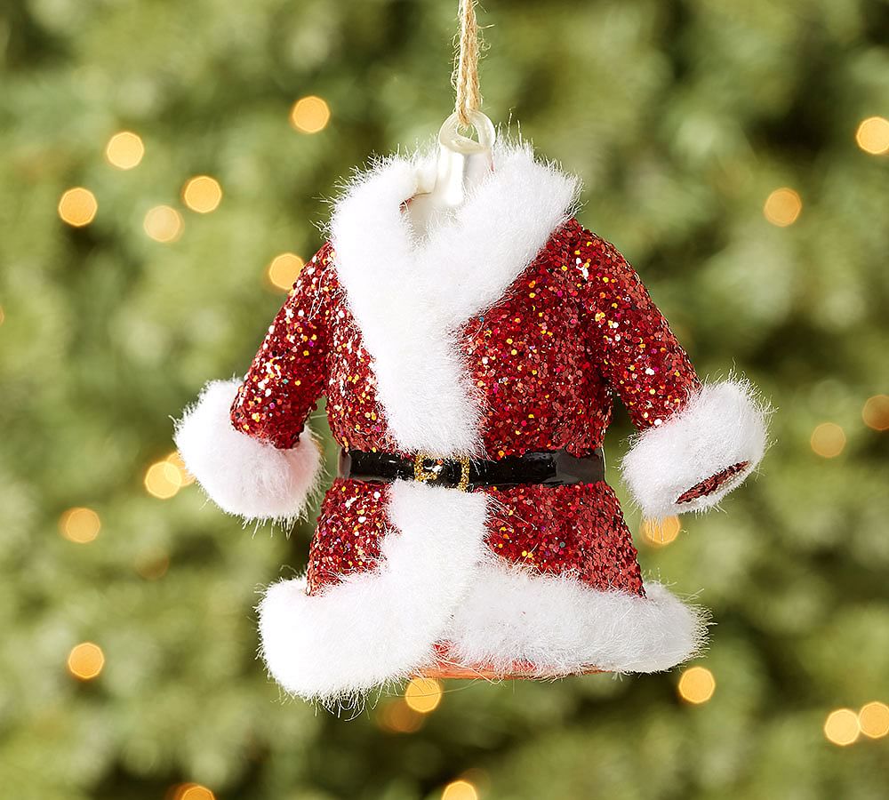 Mr. Claus Coat Christmas Ornament | Pottery Barn