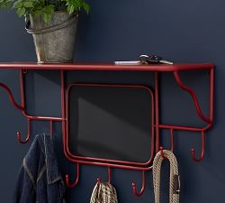 Red Chalkboard Shelf