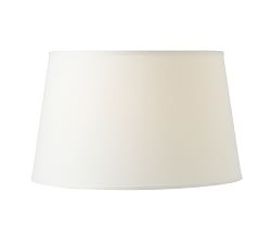 Linen Tapered Lamp Shade, Taped Edge (12&quot;-16'')