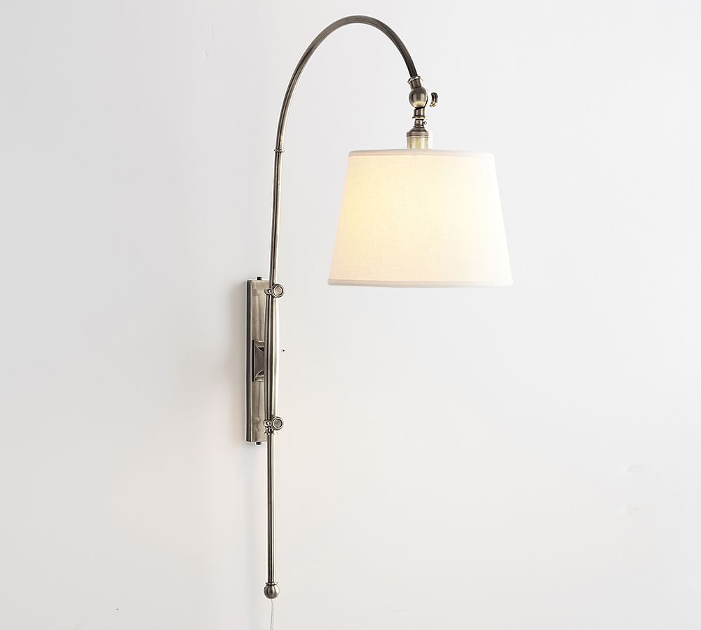 Adjustable Arc Plug-In Sconce (34'')