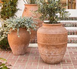 Sienna Fiber Stone Outdoor Planters