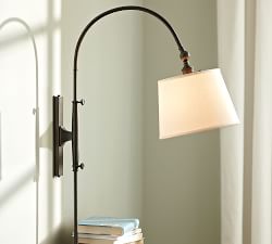 Adjustable Arc Plug-In Sconce (34'')