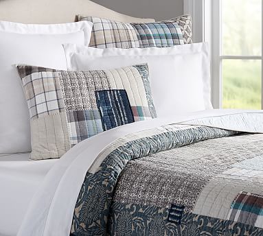 Malibu Patchwork Quilt & Sham | Pottery Barn