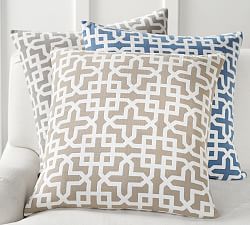 Holt Trellis Jacquard Pillow Cover