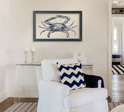 Crab Framed Acrylic Print