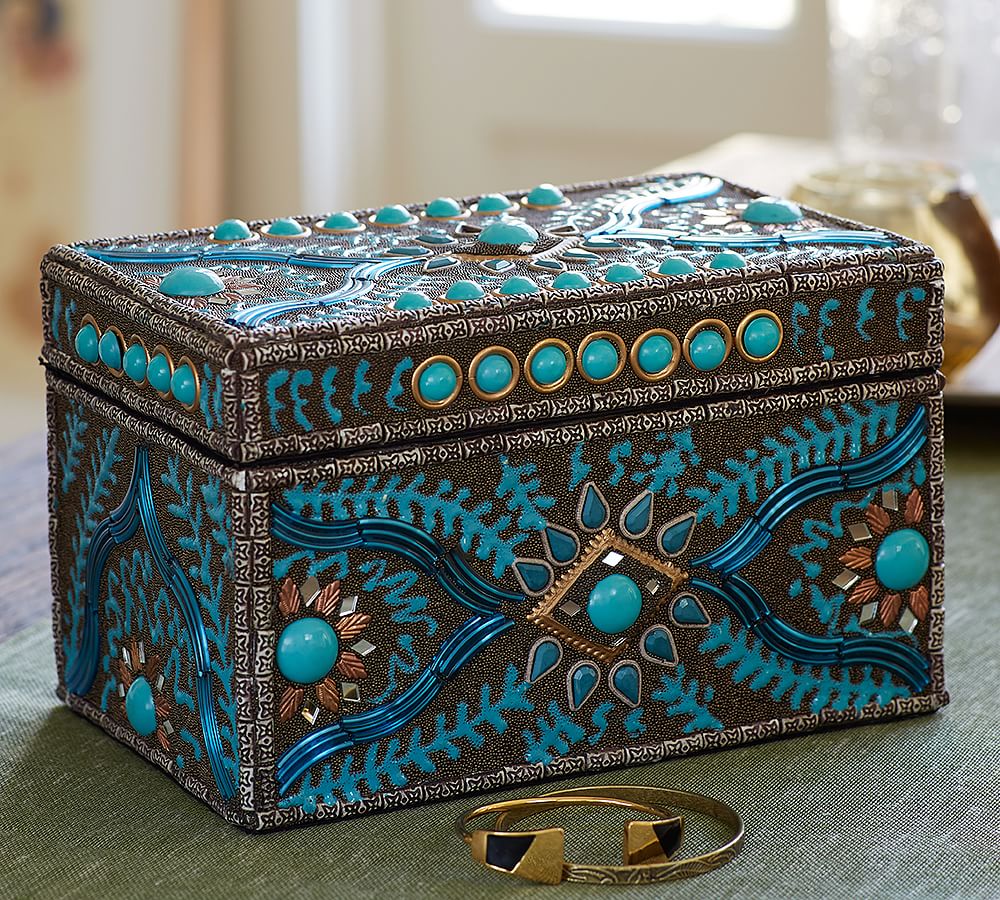 EMBELLISHED JEWELLERY BOX main image 0