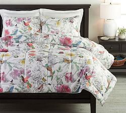 Hummingbird Cotton Comforter &amp; Shams