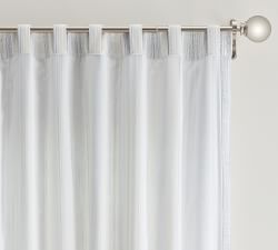 Hawthorn Striped Cotton Rod Pocket Curtain