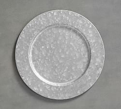 Galvanized Metal Charger Plate