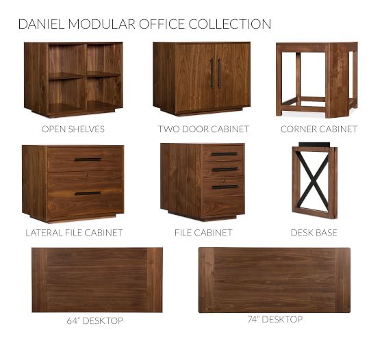 Build Your Own - Daniel Modular Office Collection | Pottery Barn