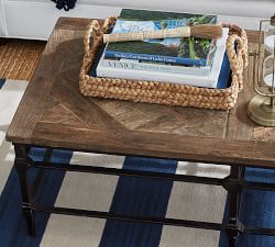 Parquet Rectangular Reclaimed Wood Coffee Table (54&quot;)